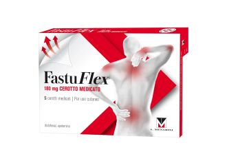Fastuflex 5 Cerotti Medicati Antinfiammatori Diclofenac Epolamina 180 Mg