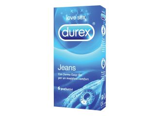 Durex Settebello Jeans Preservativi Con Forma Easy-On 6 Pezzi