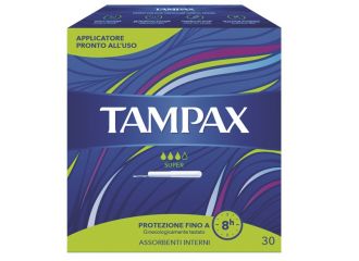 Tampax super blue box 30pz 8994