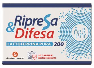 RIPRESA&DIFESA LATTOFERRINA PURA 200 20 CAPSULE GASTRORESISTENTI