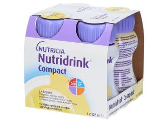 Nutridrink Compact Integratore Nutrizionale Gusto Vaniglia 4x125 ml