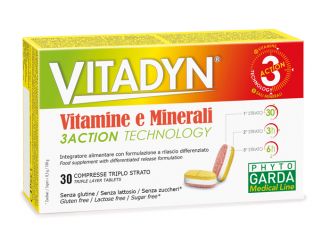 Vitadyn vitamine/minerali 30 compresse rilascio differenziato