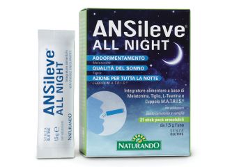 Ansileve all night 21 stick pack orosolubili