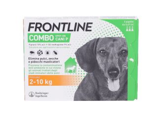 Frontline Combo Soluzione Spot-On Cani Taglia Piccola 2-10 kg 3 Pipette Monodose