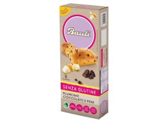 Bauli plumcake cioccolato-pere 6x35 g