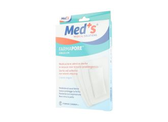 Med's Farmapore Medicazione Autoadesiva Sterile Con Cerotto 10 x 15 cm 5 Pezzi