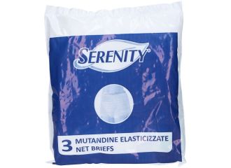 Serenity Mutandina Elastica A Rete Per Pannoloni Taglia XL 3 Pezzi