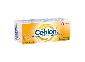 Cebion Effervescente Vit C Arancia 10 Compresse Effervescenti