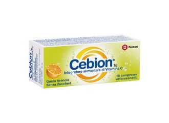 Cebion Effervescente Vit C Senza Zucchero 10 Compresse Effervescenti