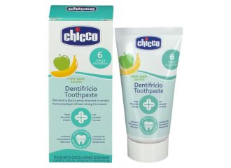 Chicco Dentifricio 6 Mesi+ Melabanana con Fluoro 50 ml