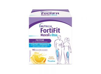 Nutricia Fortifit Muscoli e Ossa integratore Gusto Arancia 7 Bustine