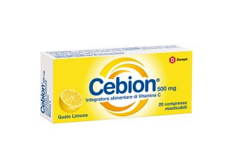 Cebion Limone Integratore di Vitamina C 20 Compresse Masticabili