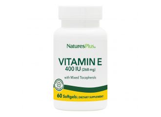 Nature's Plus Vitamina E 400 UI Integratore Antiossidante 60 Capsule