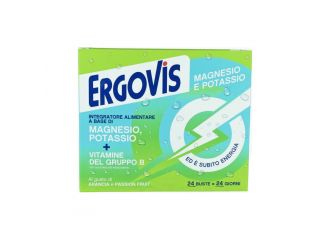 Ergovis Integratore di Magnesio Potassio Vitamine 24 Buste