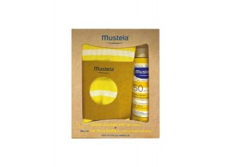 Mustela Spray Latte Solare SPF50 Protezione Alta per Bambini 200 ml + Telo Mare