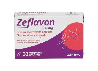 Zeflavon Compresse Rivestite per la Circolazione 30 Compresse 500 mg