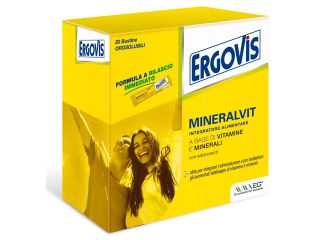 Ergovis Mineralvit Integratore Di Vitamine e Minerali 20 Bustine Orosolubili