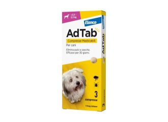 Adtab Per Cani Da 2,5 A 5,5kg 3 Compresse Masticabili 112 mg