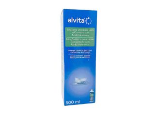 Alvita Soluzione Unica Lenti a Contatto con Acido Ialuronico 500 ml