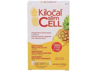 Kilocal Slim Cell Integratore Anticellulite 10 Stick