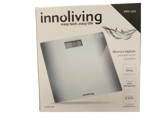 Innoliving Bilancia Digitale Pesapersone Ultraslim INN-102 Bianca