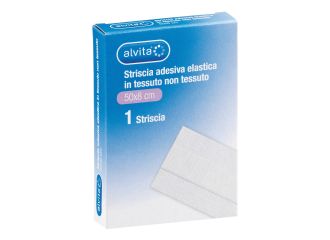 Alvita Striscia Adesiva Elastica in Tessuto non Tessuto 50 x 8 cm 1 Pezzo