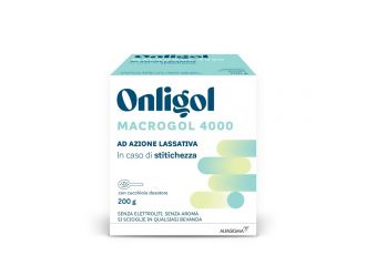 Onligol Macrogol 4000 200 g Stitichezza + Cucchiaino Dosatore Senza Zucchero 