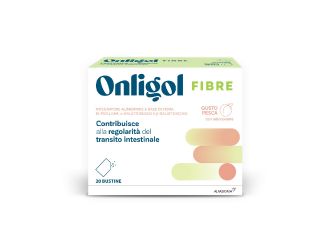 Onligol Fibra integratore Per Regolarità intestinale Gusto Pesca 20 Bustine