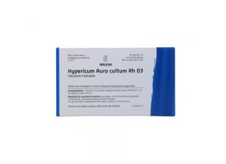 Weleda Hypericum Auro Cultum Rh D3 01% 8 Fiale Da 1 Ml