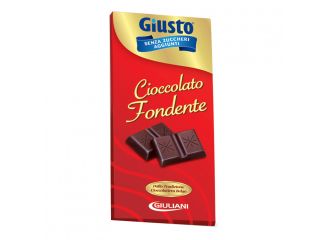 Giusto senza zucchero cioccolato fondente Tavolette 85g