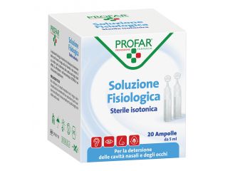 Profar soluzione fisiologica sterile isotonica 5 ml 20 ampolle