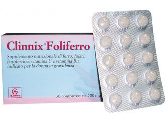 Clinderm foliferro 30cpr 500mg