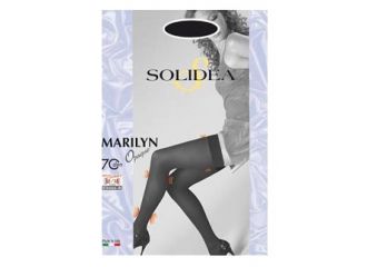 Marilyn 70 opaco calza autoreggente nero 2