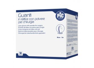 Guanto pic chirurgico sterile con polvere misura 6