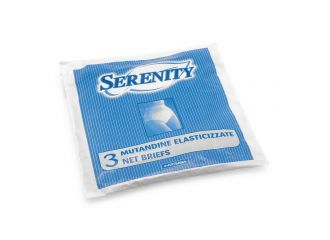 Mutandina elastica rettangolare a rete serenity m 3 pezzi