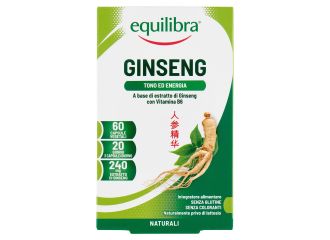 Equilibra Ginseng Integratore Energia Fisica e Mentale 60 Capsule Vegetali