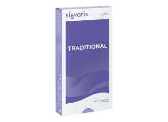 Sigvaris 503 ccl2 collant traditional corto punta aperta beige s plus