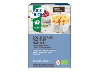 Rice&rice bolle di riso al naturale 150 g senza lievito