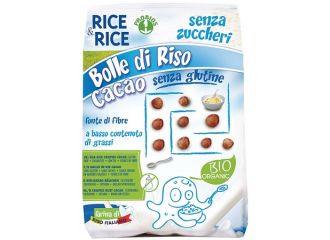 Rice&rice bolle di riso al cacao 150 g senza lievito