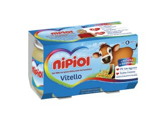 Nipiol omogeneizzato vitello 120 g 2 pezzi