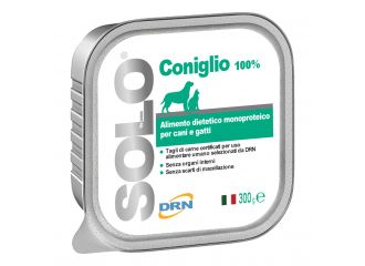 Solo Coniglio Alimento Dietetico Monoproteico Umido Cani/Gatti 300g