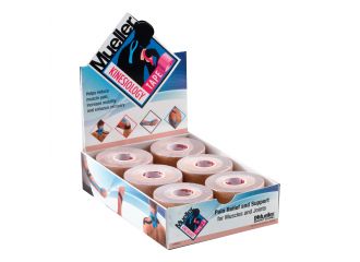 Benda tape per kinesiologia blu 5x500cm