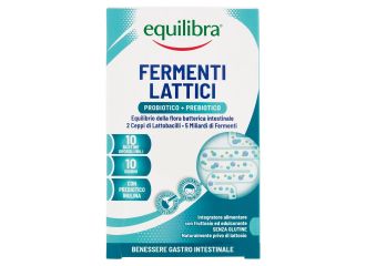 Equilibra Fermenti Lattici Integratore di Probiotico e Prebiotici 10 Bustine Orosolubili