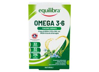 Equilibra Omega 3-6 Integratore Benessere Cardiovascolare 32 Perle