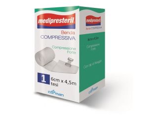 Benda medipresteril compressione forte m4,5x6cm tesi