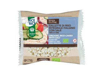 Rice&rice gallette di riso con sale duopack 13 g senza lievito