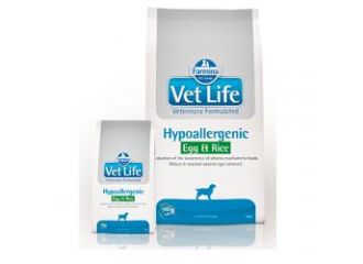 FARMINA CANE VETLIFE HYPOALLERGENIC UOVO & RISO 2 KG