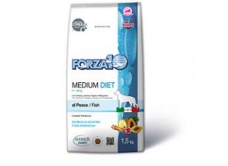 Forza10 medium diet con pesce per cani di media taglia microcapsules 1,5 kg