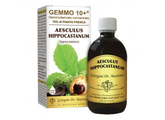 Gemoo 10+ gemmoderivato concentrato ippocastano liquido analcolico aesculus hippocastanum ippocastano 500 ml