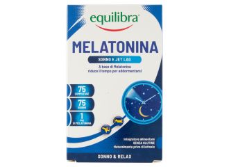 Equilibra Melatonina Integratore Relax e Riposo Notturno 75 Compresse